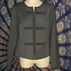 Torrid Size 1 Crop Military Blazer